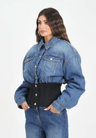 ELISABETTA FRANCHI Giubbotto in denim blu da donna BJ40N56E2 EI1 ELISABETTA FRANCHI 