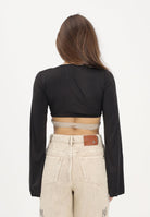 F**K Top nero da donna con intreccio FK26-SW0457BK . F**K 
