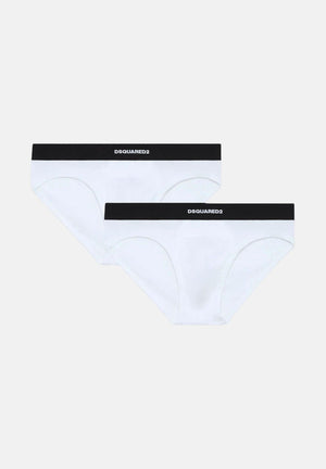 DSQUARED2 Slip (2pz) bianchi da uomo DCX200070 100 DSQUARED2 