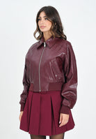 CALVIN KLEIN JEANS Bomber bordeaux da donna LV047C518GVLP  CALVIN KLEIN JEANS 
