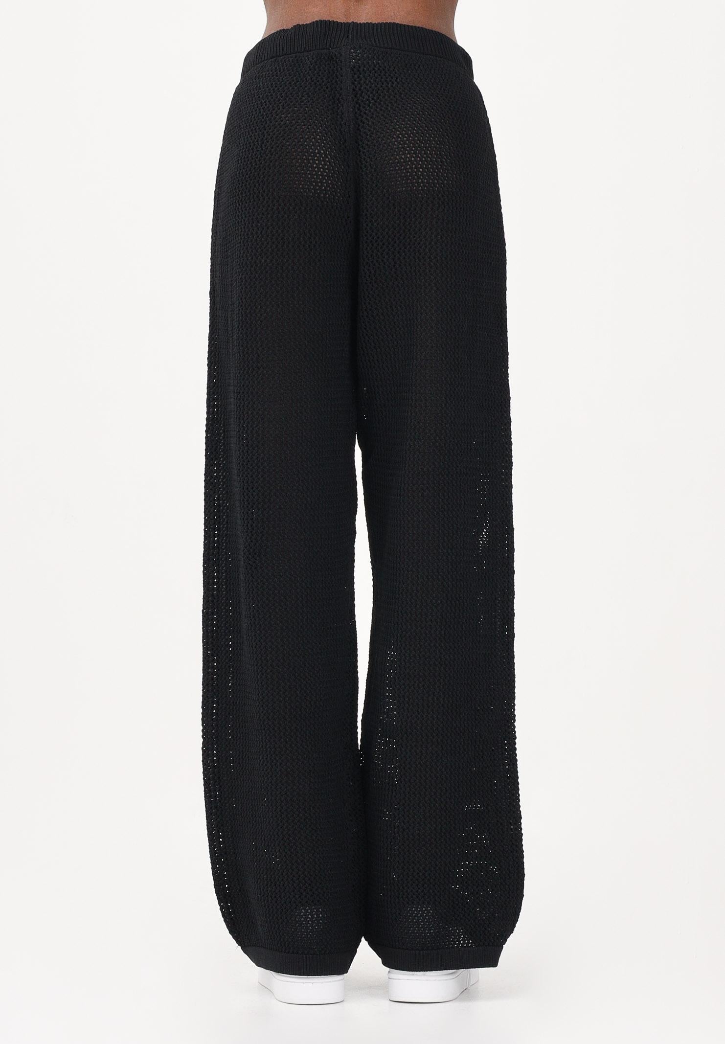 ADIDAS ORIGINALS Pantalone KNITTED CROCHET FIREBIRD nero da donna KC6494 . ADIDAS ORIGINALS 