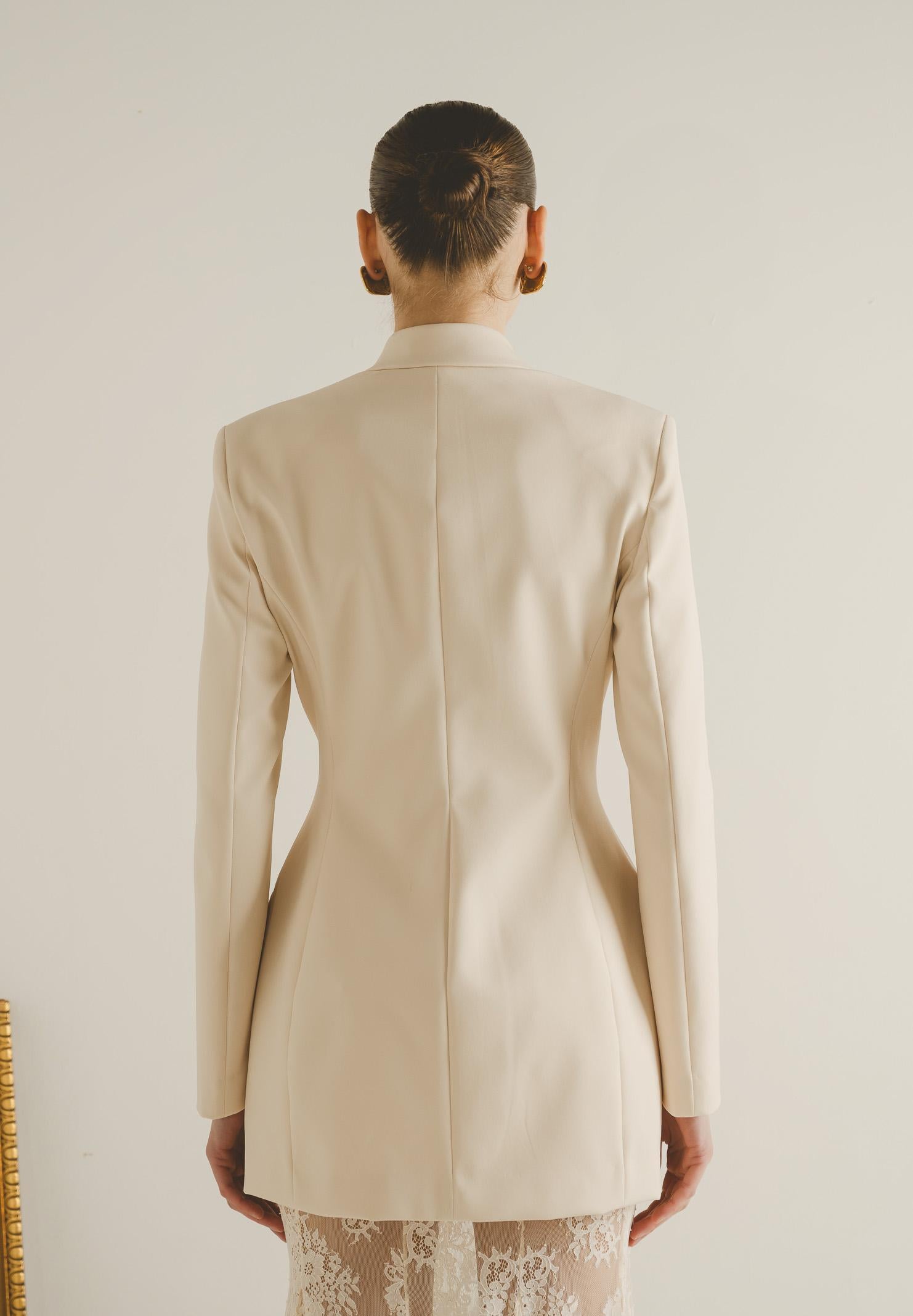 SANTAS Giacca NUIT panna da donna PV2621 PA SANTAS 