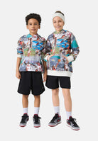 JORDAN Shorts Brooklyn Fleece nero per bambino e bambina 95D391 023 JORDAN 