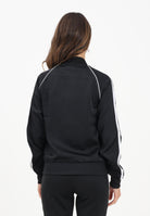 ADIDAS ORIGINALS Felpa con zip SST Adicolor Satin nera da donna JZ6733  ADIDAS ORIGINALS 