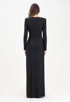 ALMA SANCHEZ Abito lungo Acacio nero da donna con luminosi micro strass AS2526004EL 999 ALMA SANCHEZ 