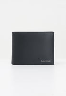 CALVIN KLEIN Portafogli nero da uomo con logo LV04D1105G UB1 CALVIN KLEIN 