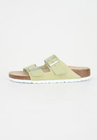 BIRKENSTOCK Ciabatte Arizona verdi da donna con brillantini 1024201 . BIRKENSTOCK 