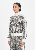 PUMA Felpa con zip T7 Leo Luxe All-Over Print panna da donna 632342 91 PUMA 