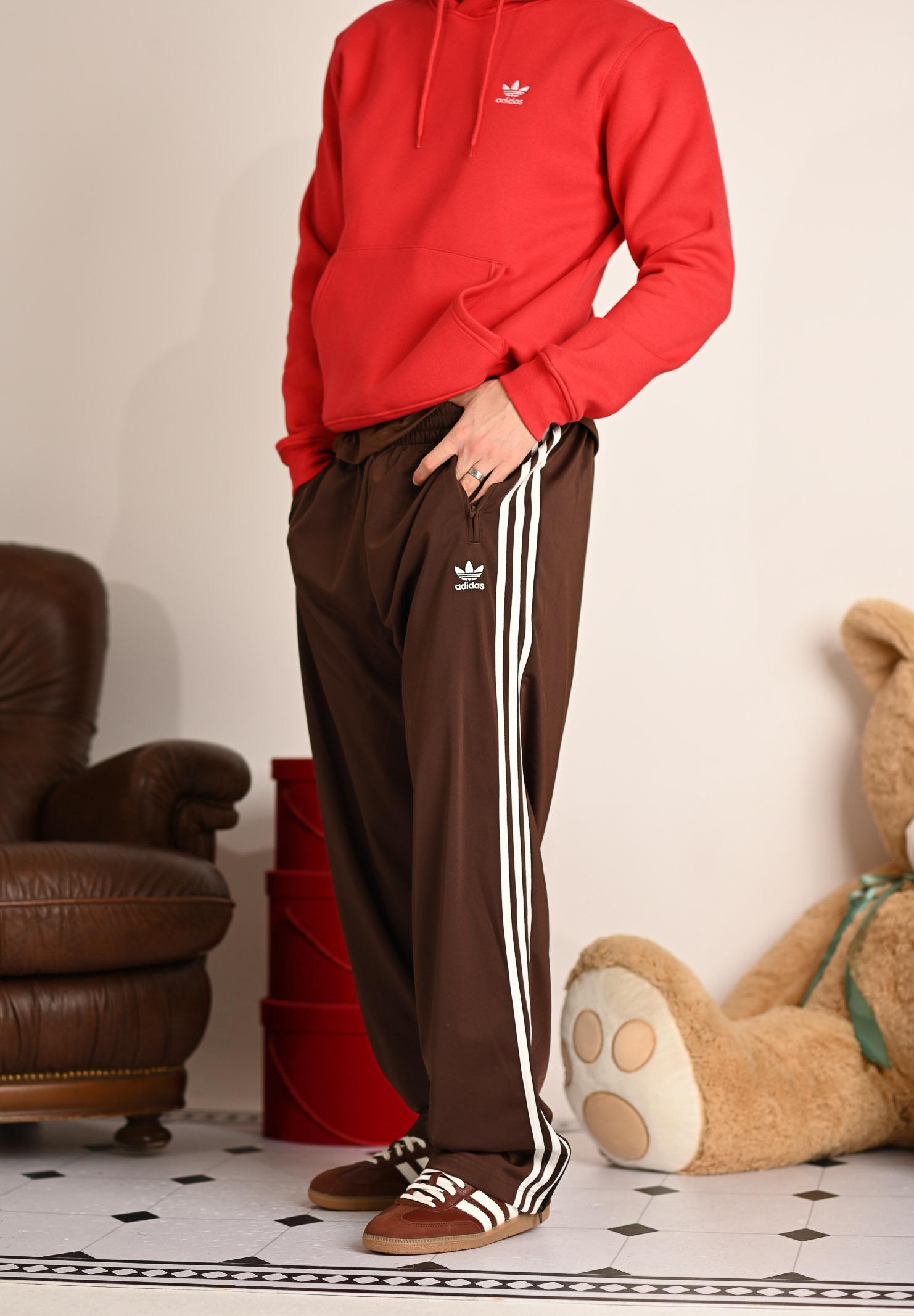 ADIDAS ORIGINALS Pantalone sportivo adicolor Classics Firebird marrone da uomo KA0482 . ADIDAS ORIGINALS 