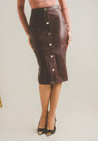 SANTAS Gonna midi BELLE ÉTOILE bordeaux da donna PV2610 BO SANTAS 