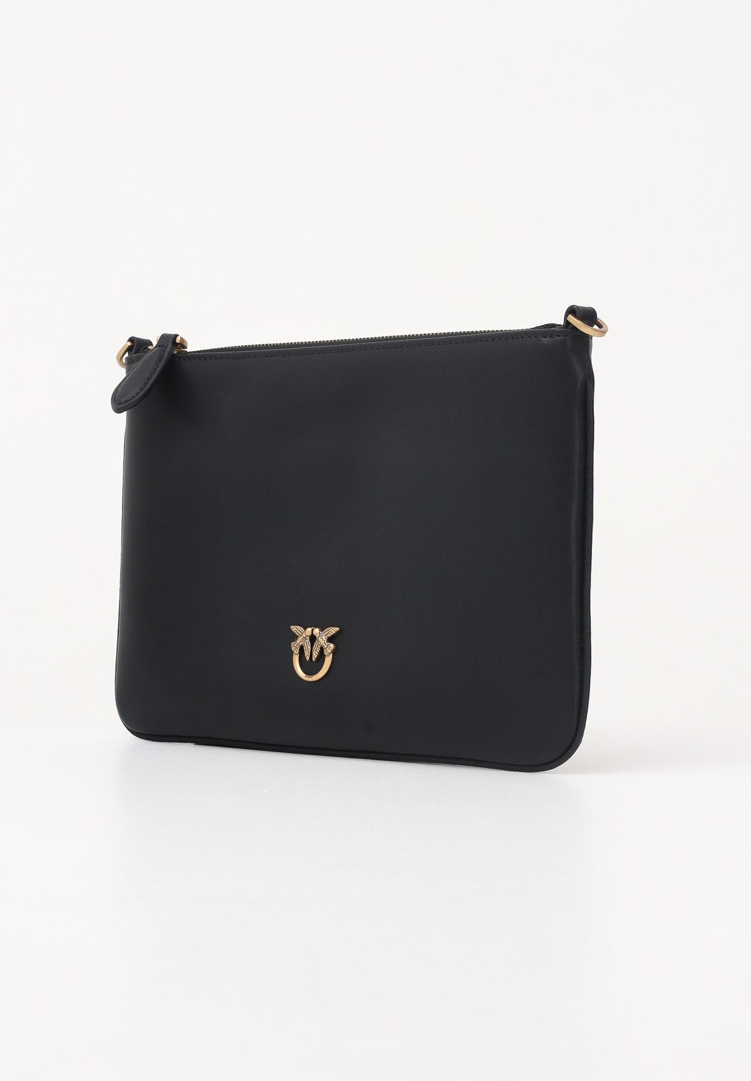 PINKO Pochette Classic Flat Love Bag Simply nera da donna 100455A0F1 Z99Q PINKO 