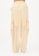PINKO Pantalone elegante vaniglia da donna 106792A3AT C19 PINKO 