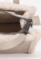 MARC ELLIS Borsa a mano Buby Suede S in morbido suede beige da donna BUBY-SUEDE-S TA MARC ELLIS 
