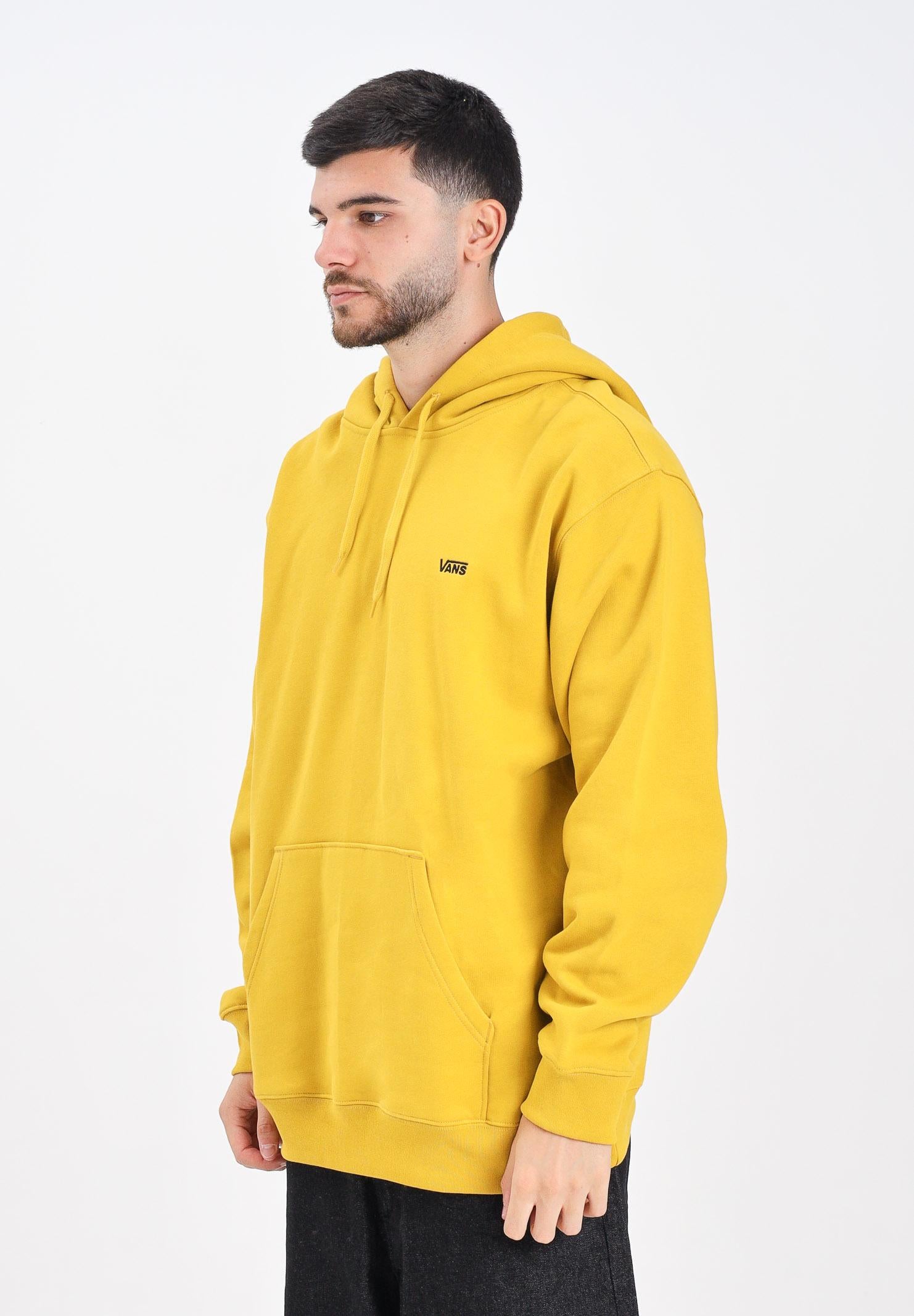 VANS Felpa con cappuccio Left Chest II senape da uomo VN000P21EMX1  VANS 