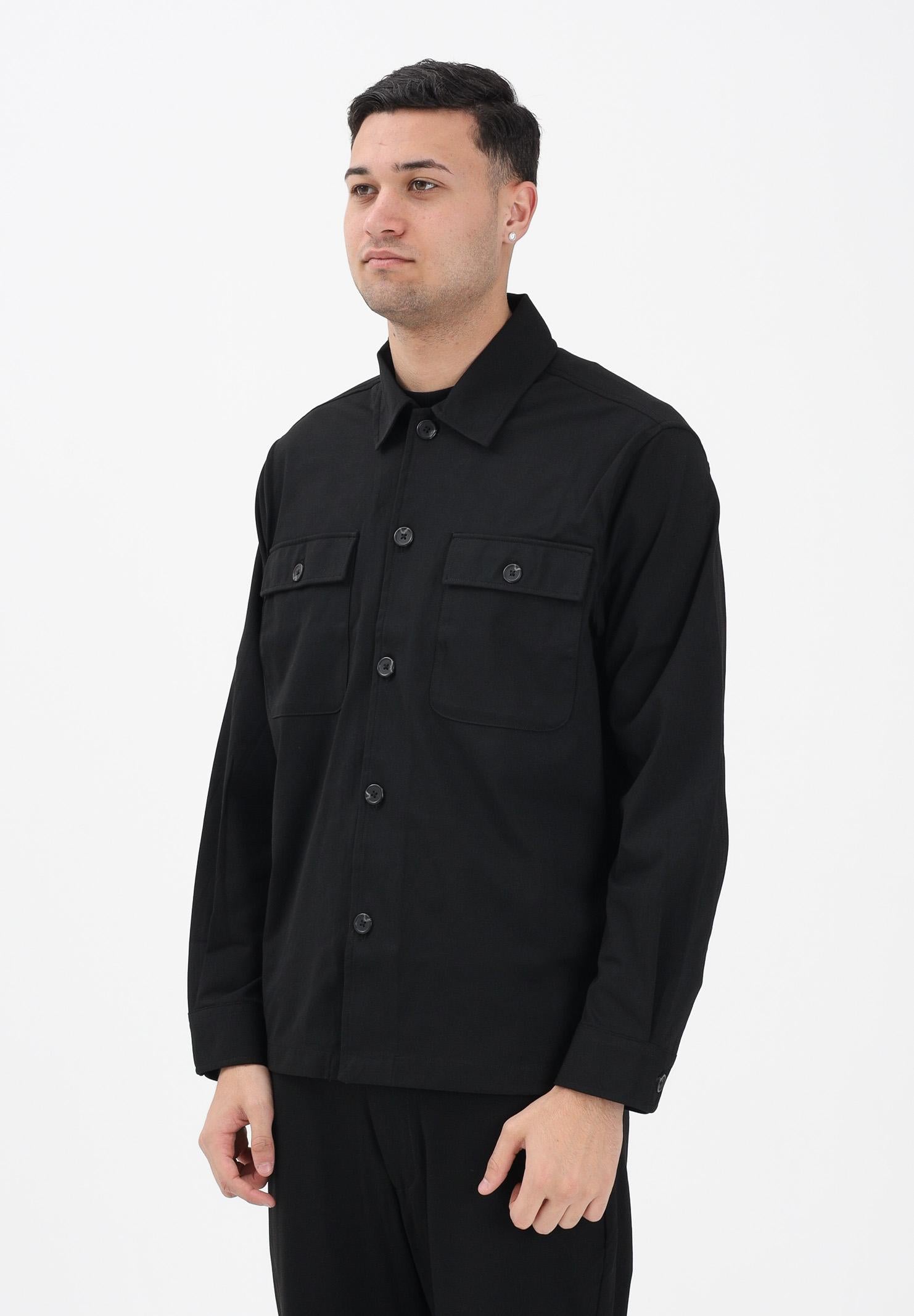 SELECTED HOMME Camicia a manica lunga nera da uomo 16099821 BL SELECTED HOMME 