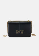 ELISABETTA FRANCHI Borsa a tracolla nera da donna con logo BS91A61E2 110 ELISABETTA FRANCHI 