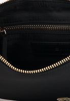 TOMMY HILFIGER Borsa hobo in raso nero da donna AW0AW18236 BDS TOMMY HILFIGER 