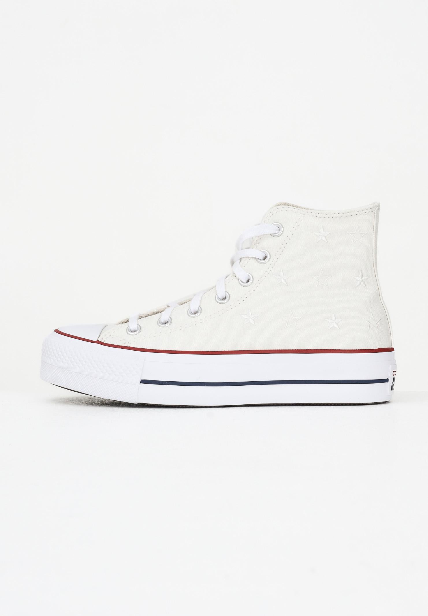 CONVERSE Sneakers Chuck Taylor All Star Lift Platform Celestial panna da donna A15538C . CONVERSE 