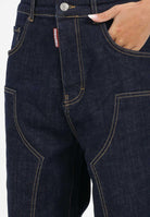 DSQUARED2 Jeans Loose Jean in denim blu per donna, ragazzi e bambini DQ2636D0AAM DQ01 DSQUARED2 