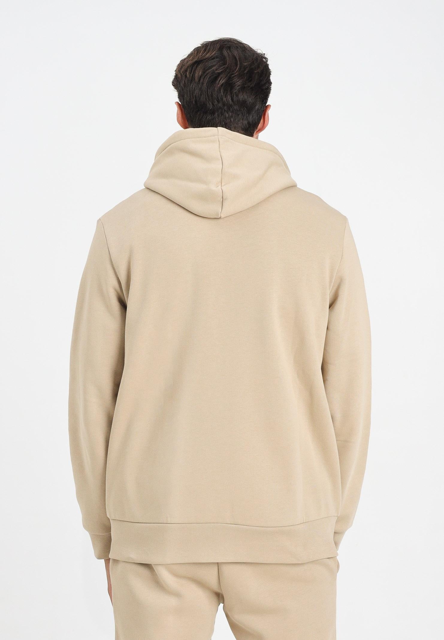 LACOSTE Felpa con zip beige per uomo e donna rifinita da ricamo coccodrillo SH9626 02S LACOSTE 