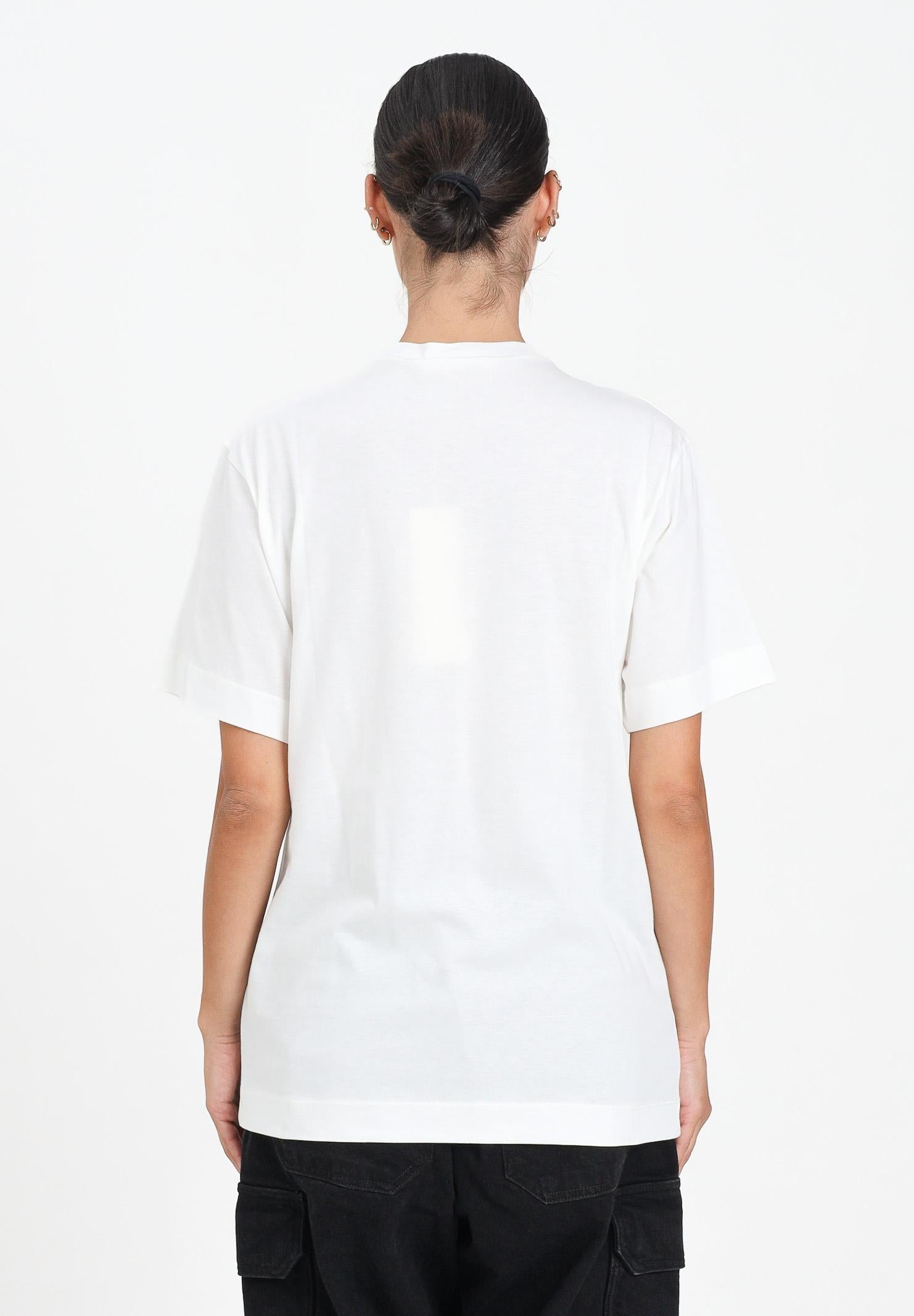 MARNI T-shirt a manica corta bianca per donna, ragazzi e bambini con logo istituzionale M002MVM00RF 0M114 MARNI 