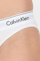 CALVIN KLEIN Slip bianco da donna con fascia elastica logata 0000F3787E 100 CALVIN KLEIN 
