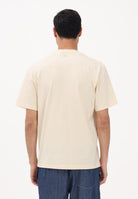LACOSTE T-shirt a manica corta beige da uomo con stampa<BR/> TH1427 056 LACOSTE 