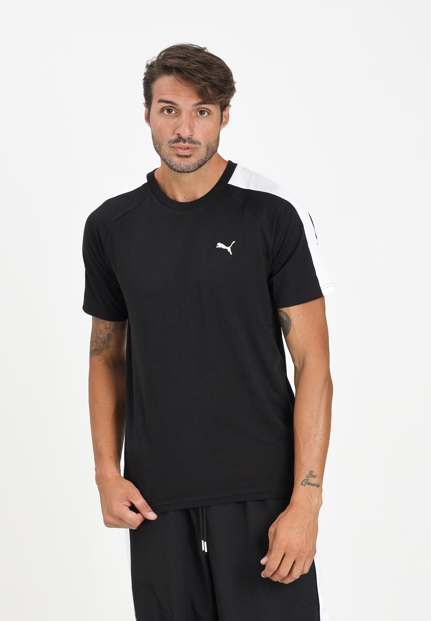 PUMA T-shirt a manica corta T7 nera da uomo 629592 01 PUMA 