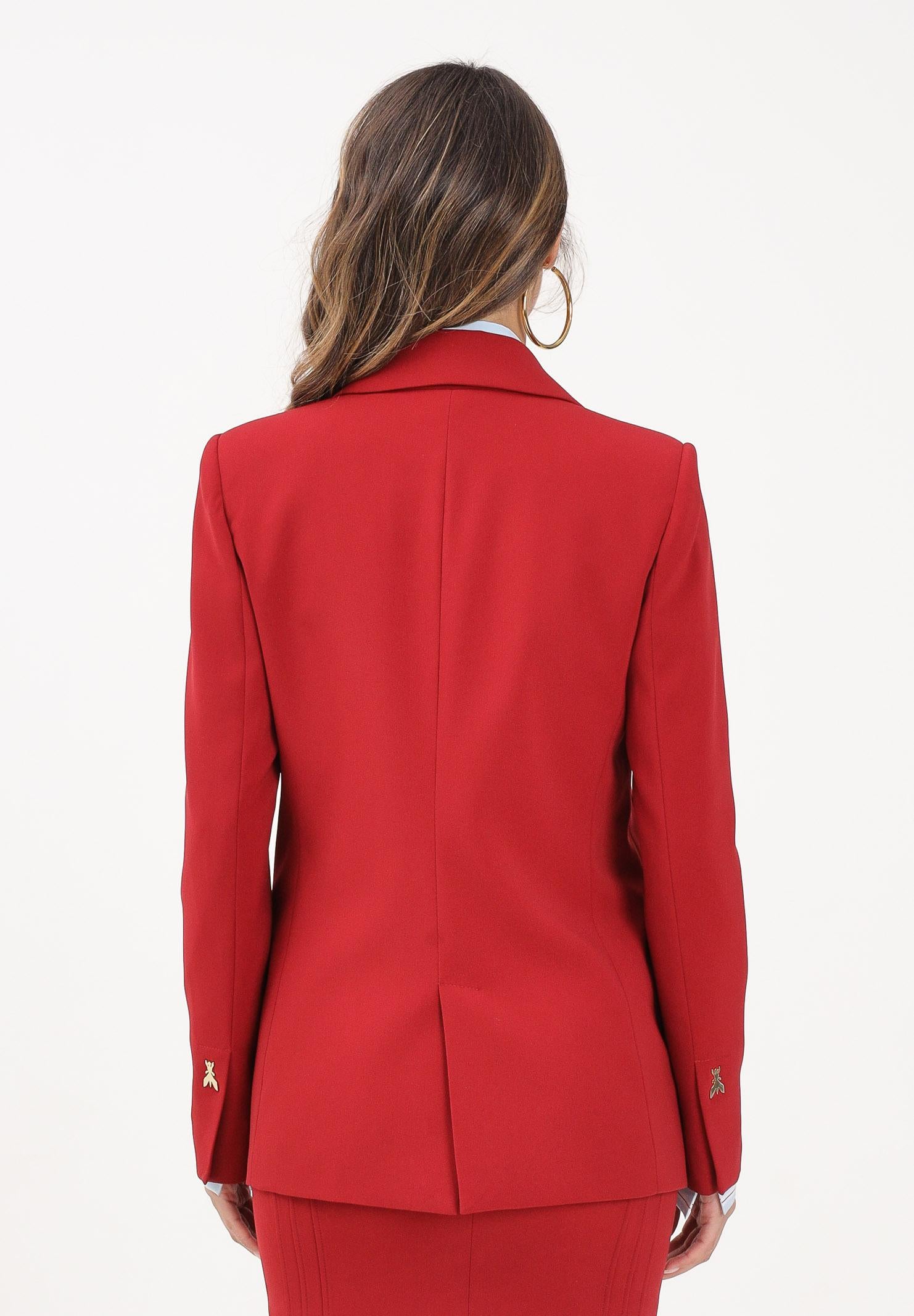 PATRIZIA PEPE Giacca doppiopetto rossa da donna 8S0554A6F5 R862 PATRIZIA PEPE 