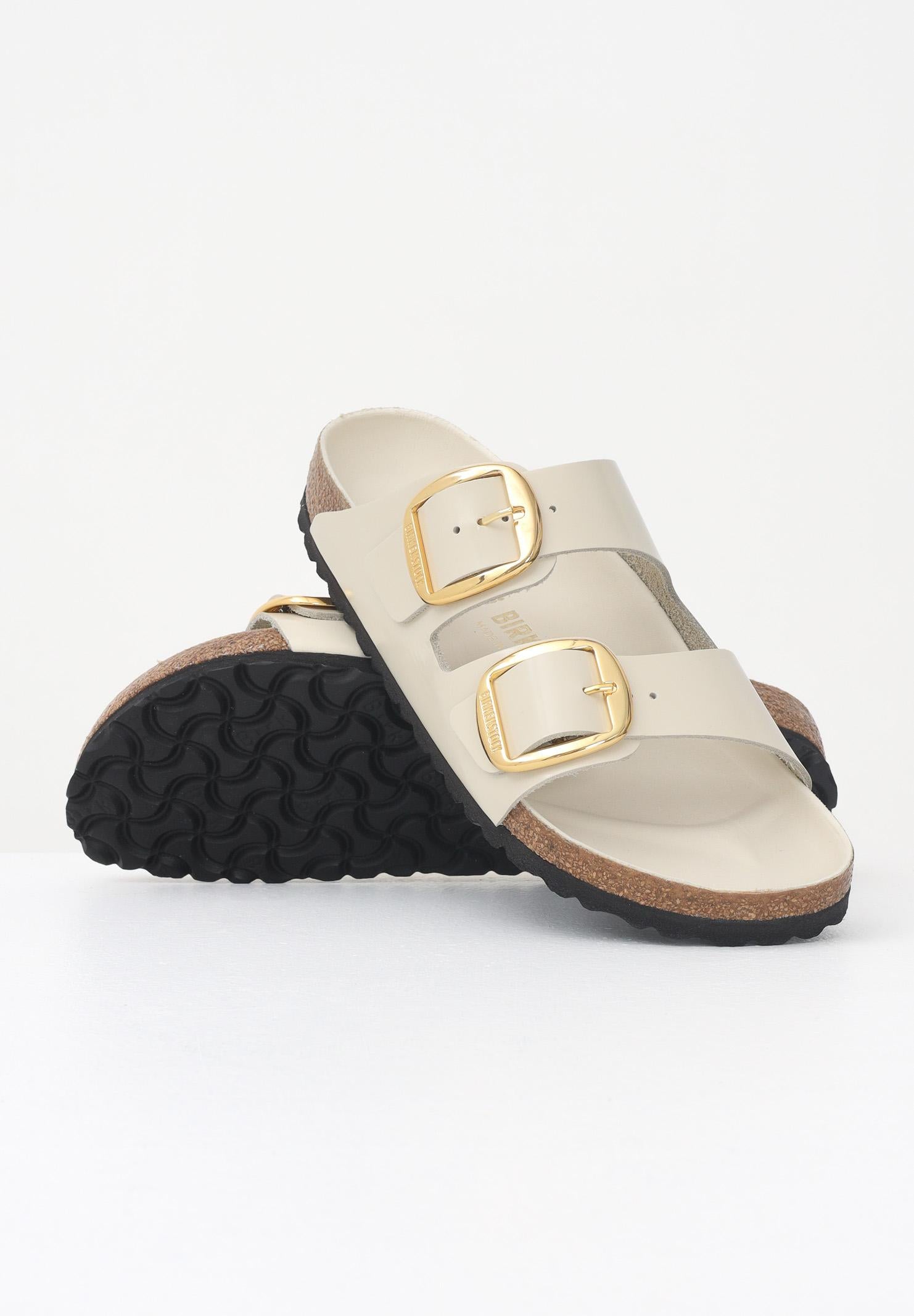 BIRKENSTOCK Ciabatte Arizona Big Buckle Avorio Donna