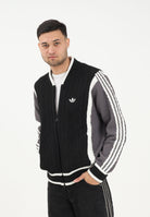 ADIDAS ORIGINALS Cardigan RETRO REMIX nero da uomo KS5437 . ADIDAS ORIGINALS 
