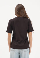 LACOSTE T-shirt a manica corta marrone da donna con patch logo TF7215 3LA LACOSTE 