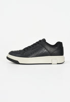 ARMANI EXCHANGE Sneakers nere da uomo con logo all-over XM001722AF17537 UC001 ARMANI EXCHANGE 