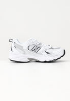 NEW BALANCE Sneakers 530 Bungee bianche per bambino e bambina PZ530SB1 . NEW BALANCE 