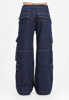 DSQUARED2 Jeans cargo in denim blu per donna, ragazzi e bambini DQ3039D0AFL DQ01 DSQUARED2 