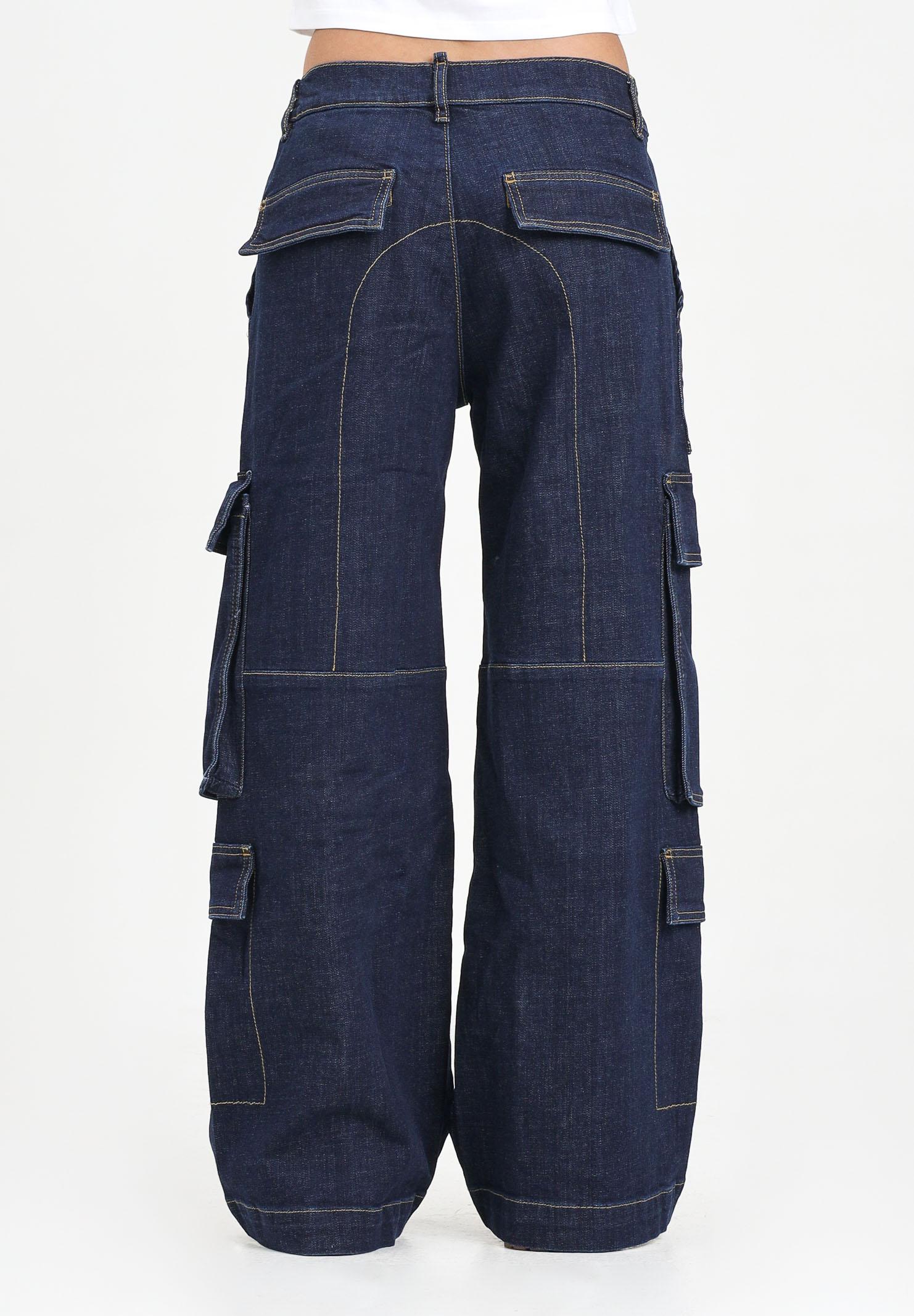 DSQUARED2 Jeans cargo in denim blu per donna, ragazzi e bambini DQ3039D0AFL DQ01 DSQUARED2 