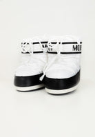 MOON BOOT Stivale da neve ICON LOW bianco e nero per uomo e donna 80D1409340 A001 MOON BOOT 