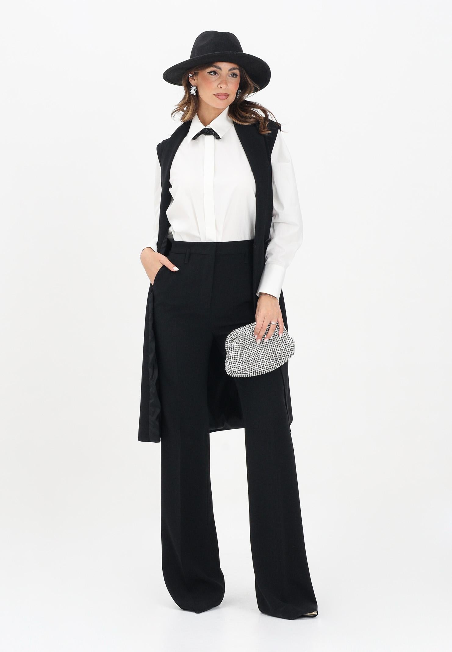 MAX MARA Pantalone Alabama Nero Donna - Elegante Cady