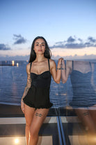 SANTAS Shorts elegante CHUPA CHUPS nero da donna PV25012 NERO SANTAS 