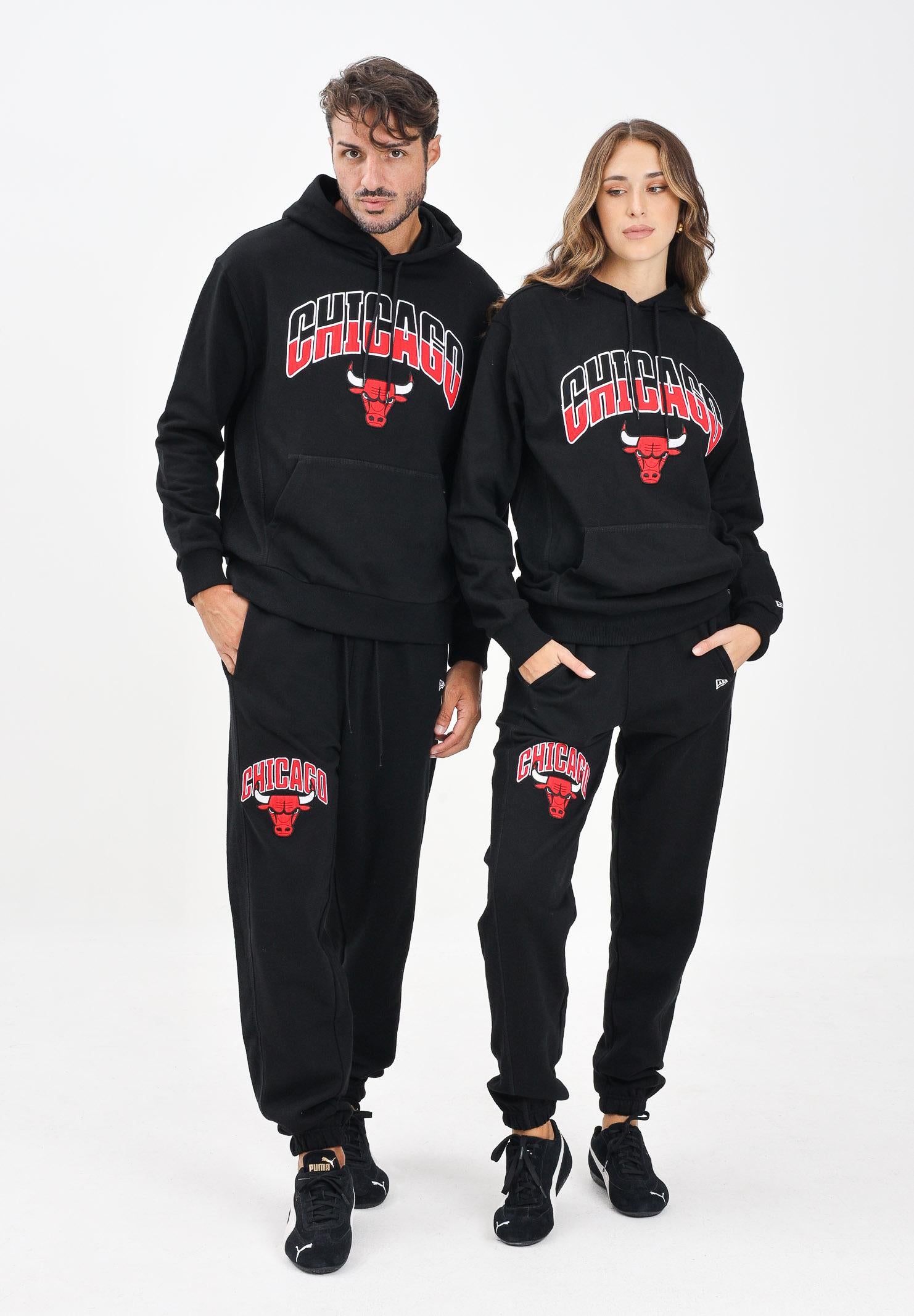 NEW ERA Pantalone sportivo Chicago Bulls NBA Arch Graphic nero per uomo e donna 60684498  NEW ERA 