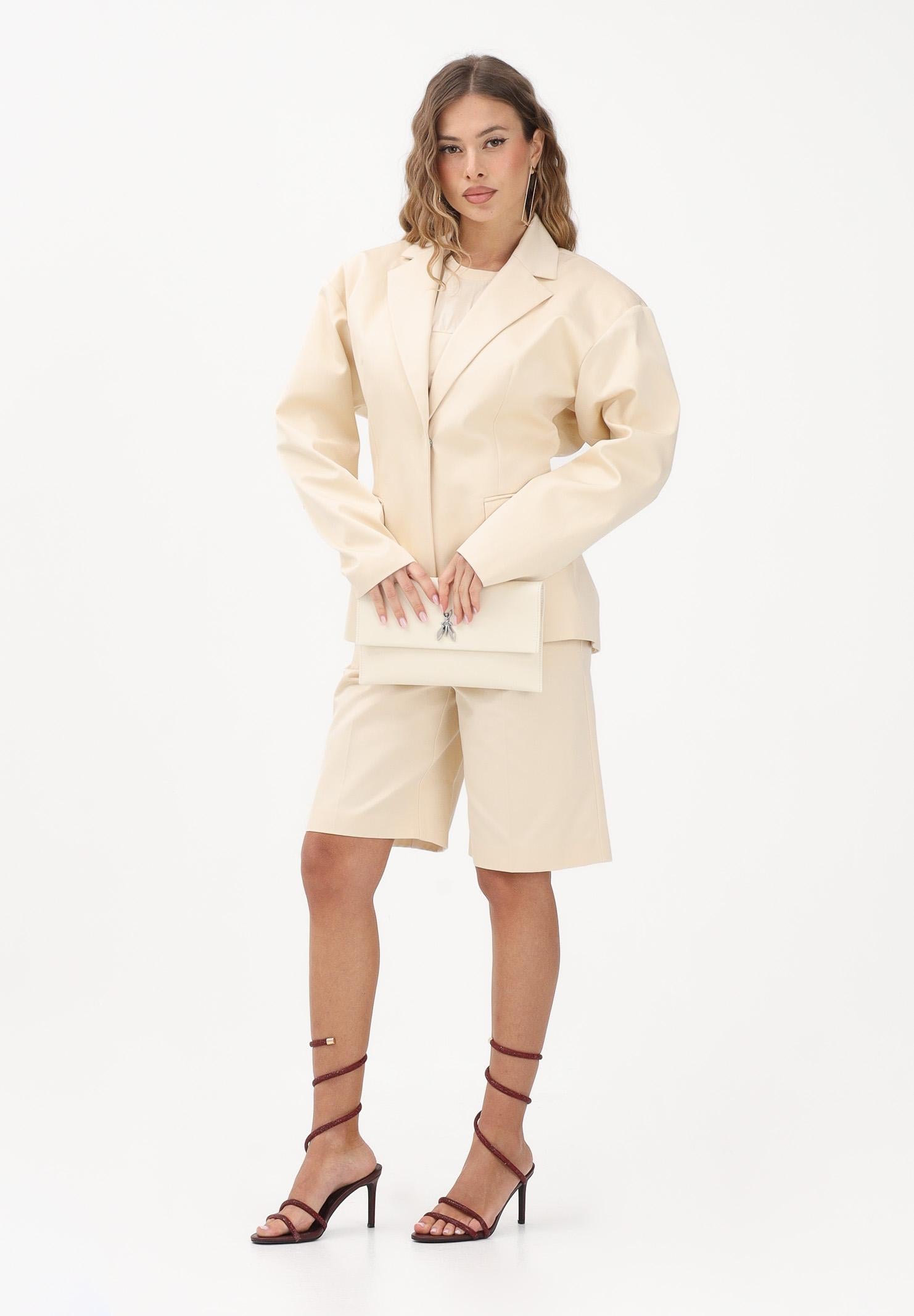 PATRIZIA PEPE Bermuda panna da donna 8P0815A689 W409 PATRIZIA PEPE 