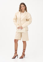 PATRIZIA PEPE Bermuda panna da donna 8P0815A689 W409 PATRIZIA PEPE 