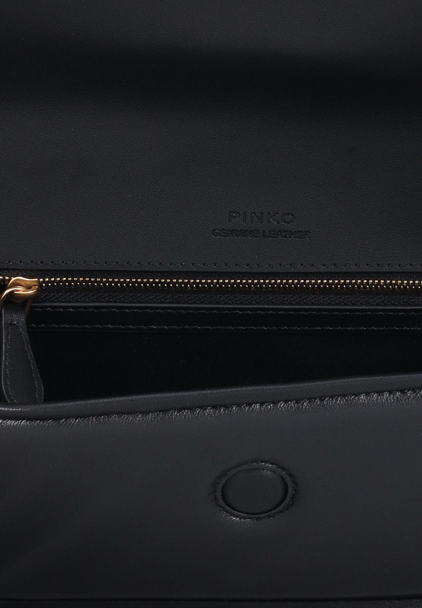 PINKO Borsa a tracolla Love Bag Box nera da donna 105083A26L Z99Q PINKO 