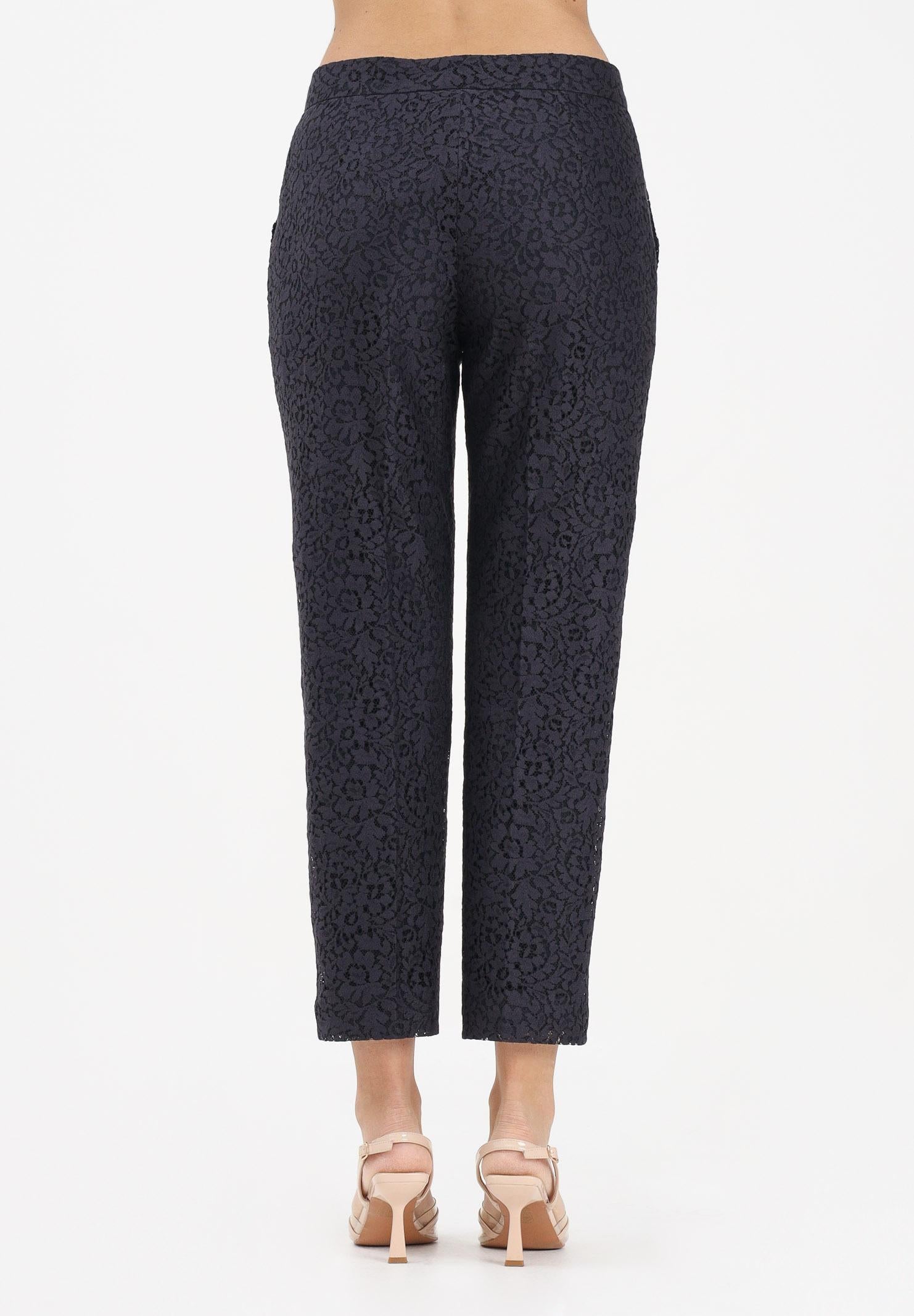 MAX MARA Pantalone elegante MSTCORONA blu da donna realizzato in pizzo floreale 2616131021600 002 MAX MARA 