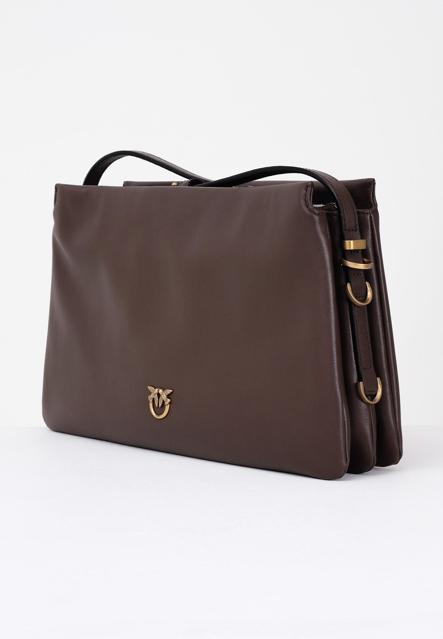 PINKO Borsa a tracolla One, Two, Three Bag marrone da donna 105161A0QO L74Q PINKO 