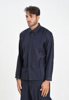 I'M BRIAN Camicia a manica lunga blu da uomo CA3450 005 I'M BRIAN 