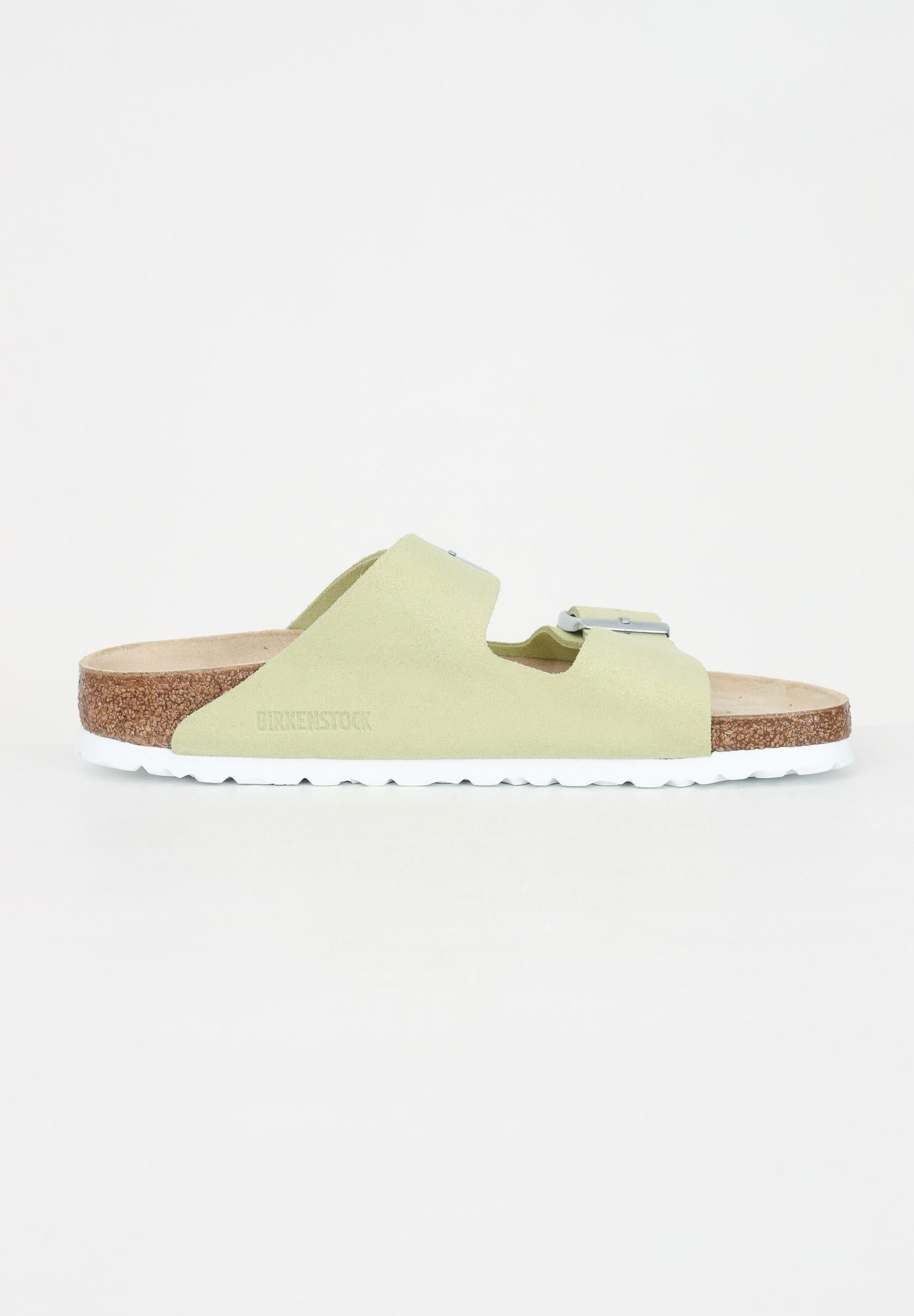 BIRKENSTOCK Ciabatte Arizona verdi da donna con brillantini 1024201 . BIRKENSTOCK 