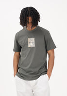 ARMANI EXCHANGE T-shirt a manica corta verde militare da uomo con stampa XM002501AF10356 U8144 ARMANI EXCHANGE 