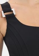 PATRIZIA PEPE Abito midi ESSENTIAL nero da donna 8A1514A6F5 K103 PATRIZIA PEPE 