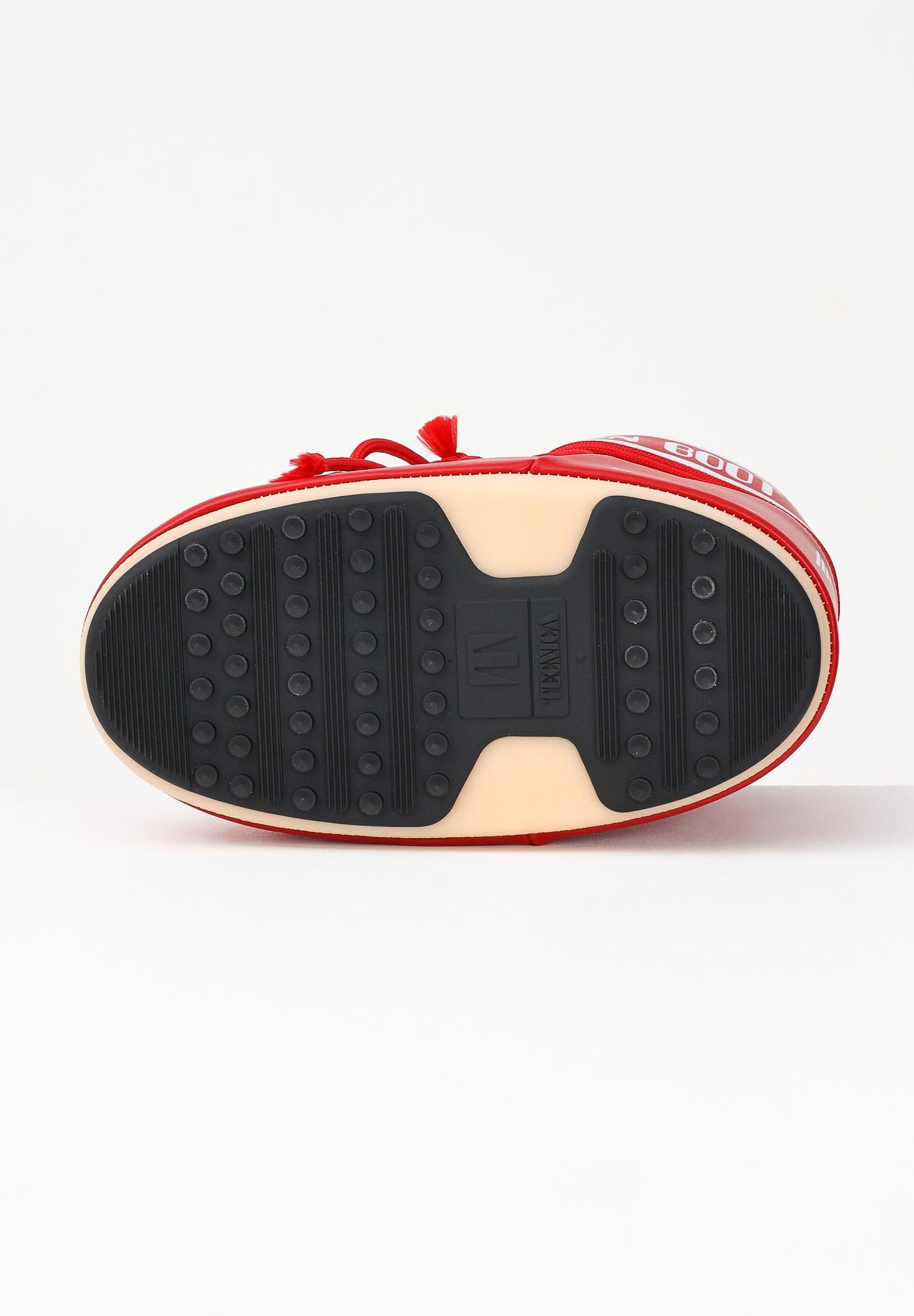 MOON BOOT Stivali da neve ICON LOW rossi per uomo e donna 80D1409340 D001 MOON BOOT 